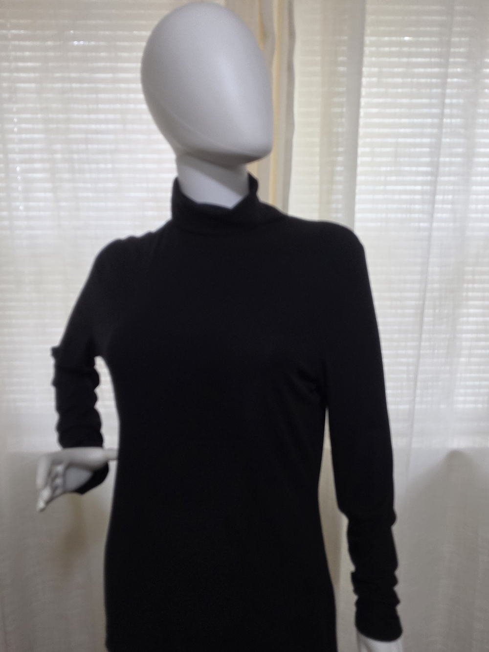 H&M Black Turtleneck Cowl Sweater